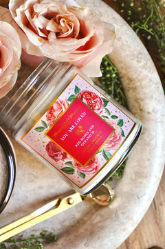 You Are Loved Rose Geranium Candleimage-alt