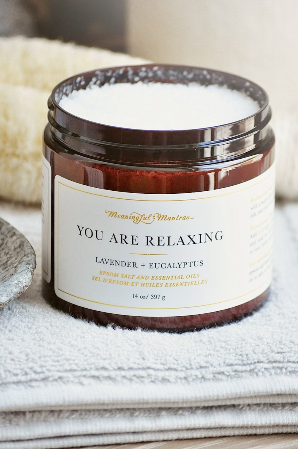 You Are Relaxing Lavender Eucalyptus 14oz Epsom Salt